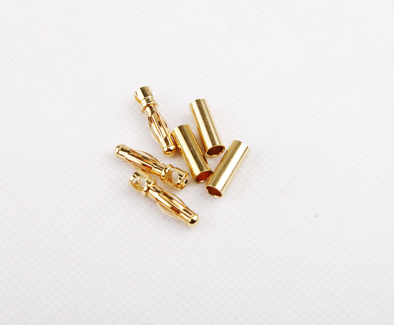 4mm Golden Plated Connector (3 pairs) AM1003D