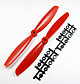 Click for the details of 11 x 45 Propeller Set (one CW, one CCW) - Red.