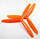 Click for the details of 3-blade 9 x 45 Propeller Set (one CW, one CCW) - Orange.
