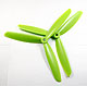 Click for the details of 3-blade 9 x 45 Propeller Set (one CW, one CCW) - Green.