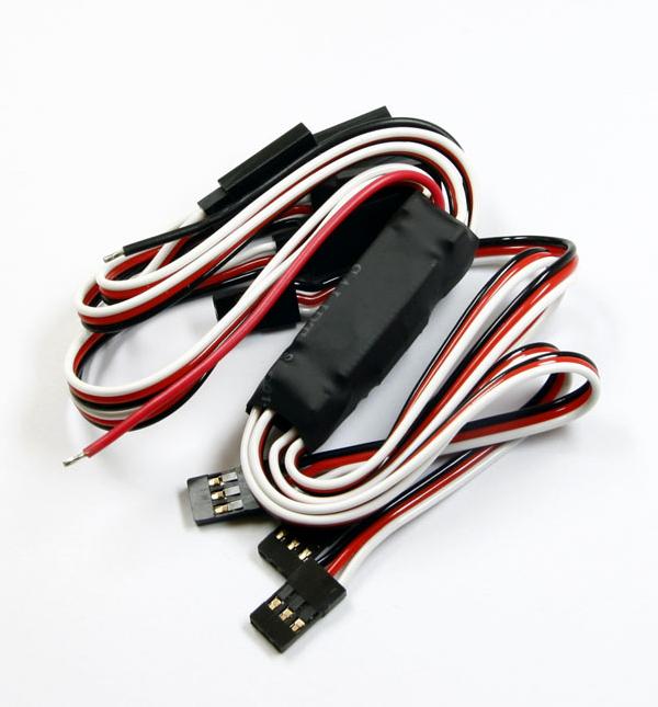 4way HV Servo Direct Power Supply Connector W/BEC FEDPC4 ASSAN