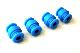 Click for the details of D17 x d7 x L21mm High Quality Aerial Photographing Shock Absorption Balls/ Damping Balls (Load 120g Each) - Blue.