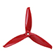 Click for the details of GEMFAN 5152 / 5.1 x 5.2"  3-blade Propeller Set - Red (2 pairs) .