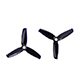 Click for the details of GEMFAN FLASH 3052 / 3 x 5.2"  CW/ CCW Tri-blade Propeller Set - Black  (2CW/2CCW) .