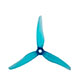 Click for the details of GEMFAN Hurrican 51466 5' Tri-blade (3-blade)  Propeller Set (2CW/ 2CCW) - Clear Blue.