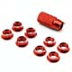 Click for the details of FUTABA/JR/Frsky Radio Switch Nuts - Red.