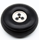 Click for the details of D62xΦ4.0xH23.0mm (2.5 in) Aluminum Rim Rubber PU Wheel HY006-03203.