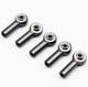 Click for the details of M4 x 26mm Metal Ball-head Push / Pull Rod Link/Joint (5pcs) - Titanium.