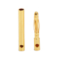 Click for the details of AMASS 2.0mm Golden Plated Banana Connector GC2010-M - Male (10pcs).