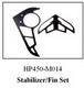 Click for the details of Stabilizer/Fin Set for Black Hawk HP-450 Helicopter HP450-M014.