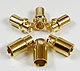 Click for the details of 8mm Golden Plated Spring Connector (3 pairs) AM-1006B.