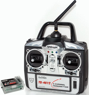 eztec radio control system 2.4 ghz