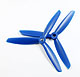 Click for the details of 3-blade 5 x 45 Propeller Set (one CW, one CCW) - Blue.
