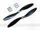 Click for the details of GF 12x3.8 Nylon Propeller Set (one CW, one CCW) - Black.