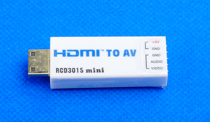 RCD3015 Mini HDMI to AV Port Converter  GoPro3 FPV Aerial Photography AV signal 