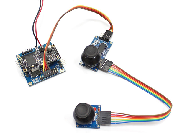 2pcs 2-Axis Brushless Gimbal Pitch Roll Controller joystick Rocker 