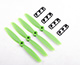 Click for the details of GEMFAN 4045 / 4 x 4.5" Fiberglass Nylon CR/ Counter Rotating Propellers - Green  (4pcs) .