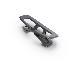 Click for the details of DJI  Inspire 2 Part 43 - Remote control abdominal support bracket.