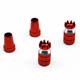 Click for the details of M3 Metal Transmitter Stick Anti-slipping Cap for Futaba/ WFly Transmitters - Red.