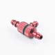 Click for the details of D8 x 3.2 x L28mm Aluminum Tee Fuel  Filter - Red.