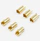 Click for the details of 6mm Golden Plated Spring Connector (3 pairs) AM-1006A.