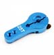 Click for the details of Futaba Standard 25T CNC Aluminum Single Side Arm SO005 - Blue.