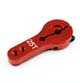 Click for the details of Futaba Standard 25T CNC Aluminum Single Side Arm  - Red.