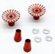 Click for the details of M4 Umbrella-shaped Metal Transmitter Stick Anti-slipping Cap for JR - Red.