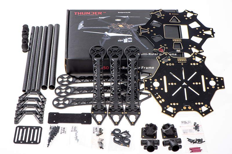 S550 Hexacopter Frame Kit W/ PCB Central Plate>KINGKONG>>Kit 